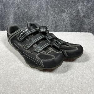 Specialized SPORT MTB Shoes Mens Size 12 Black Cycling Hook & Loop 6111-4045